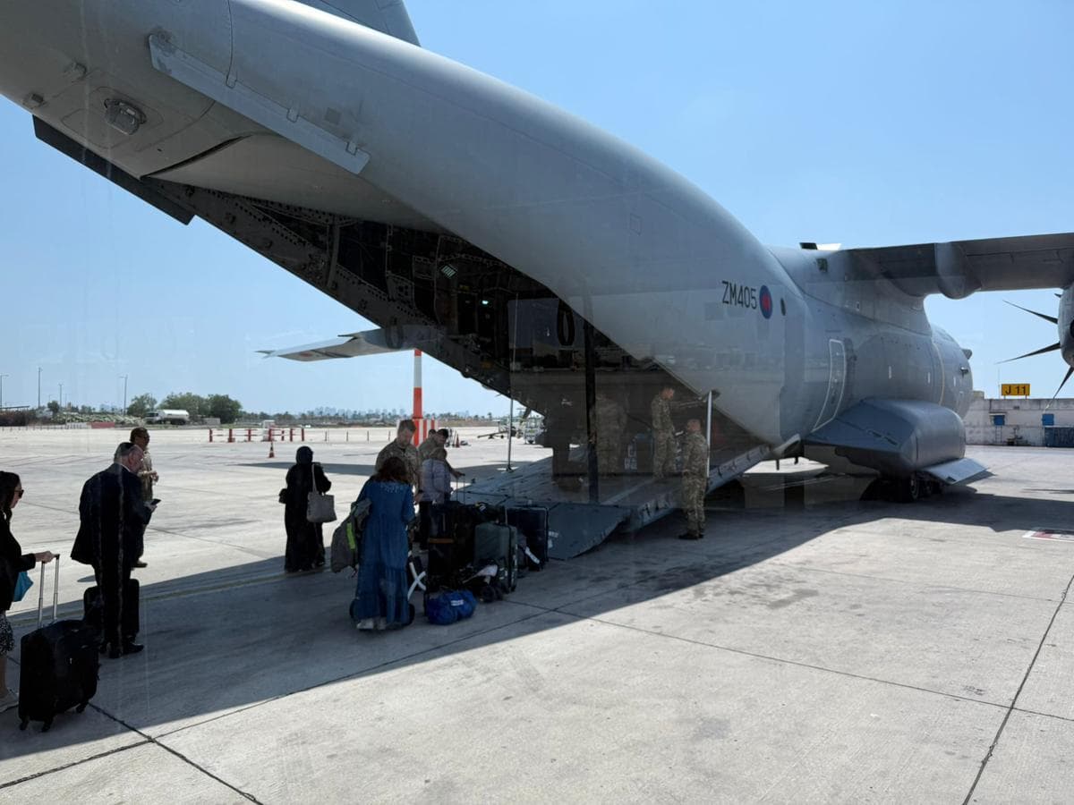 Fact Check: First RAF flight evacuates 63 British nationals from Israel amid escalating conflict.