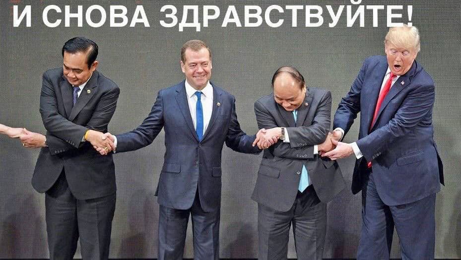 Fact Check: Medvedev mocks Trump for pushing the U.S. into another war!