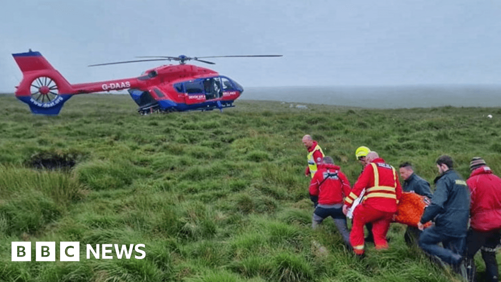 Fact Check: Three hikers airlifted from dangerous terrain after waterfall incident.