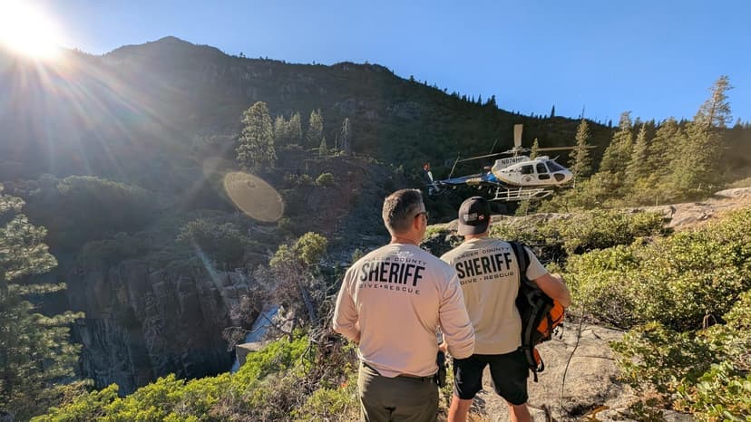 Fact Check: Three hikers jumped into a waterfall but never resurfaced.