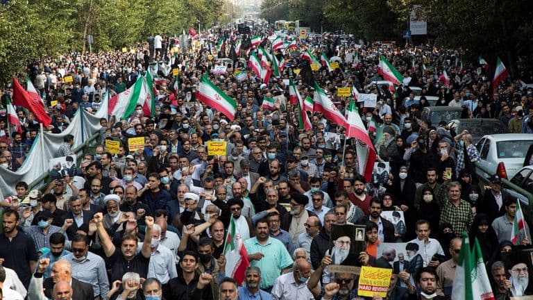 Fact Check: Many Iranians believe 'time is up for the regime'.