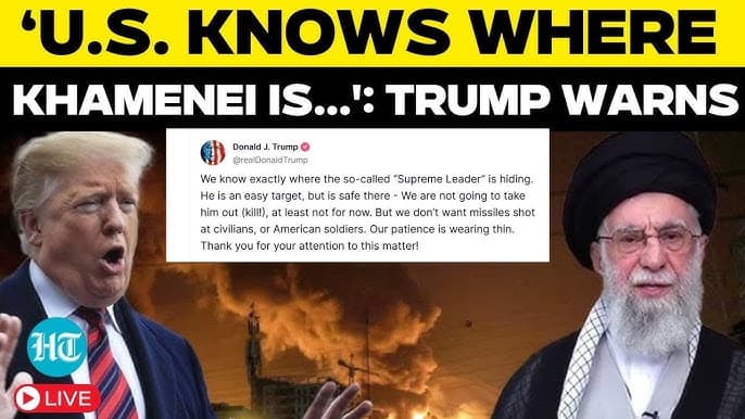 Fact Check: We know exactly where the so-called "Supreme Leader" is hiding. He is an easy target, but is safe there- We are not going to take him out (kill!), at least not for now. But we don't want missiles shot at civilians, or American soldiers. Our patience is wearing thin. Thank you
