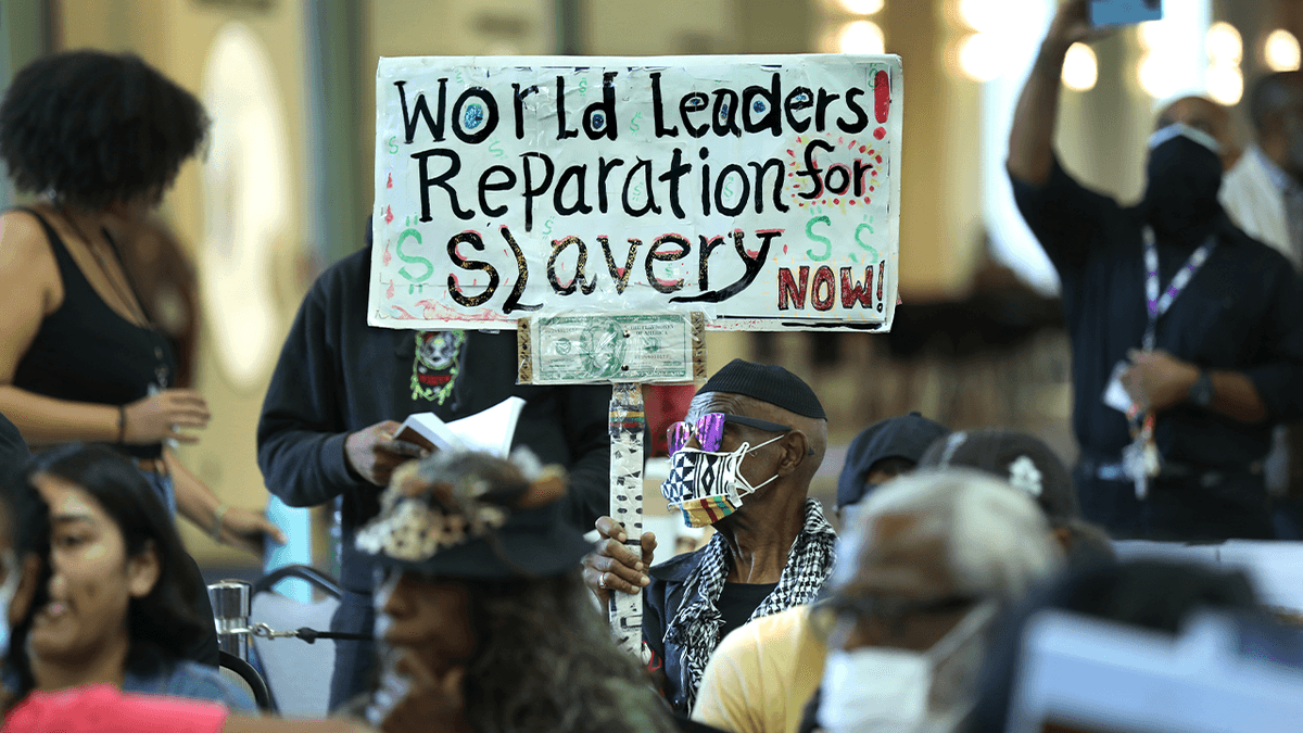 Fact Check: After the Civil War, the U.S. government paid reparations to white enslavers for the loss of their "property," while Black freed people received little to no compensation and faced systemic re-enslavement.






Sen. Schumer Responds To Questions On Biden's Health Concerns


