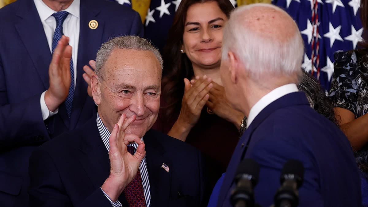 Fact Check: Sen. Schumer Responds To Questions On Biden's Health Concerns
