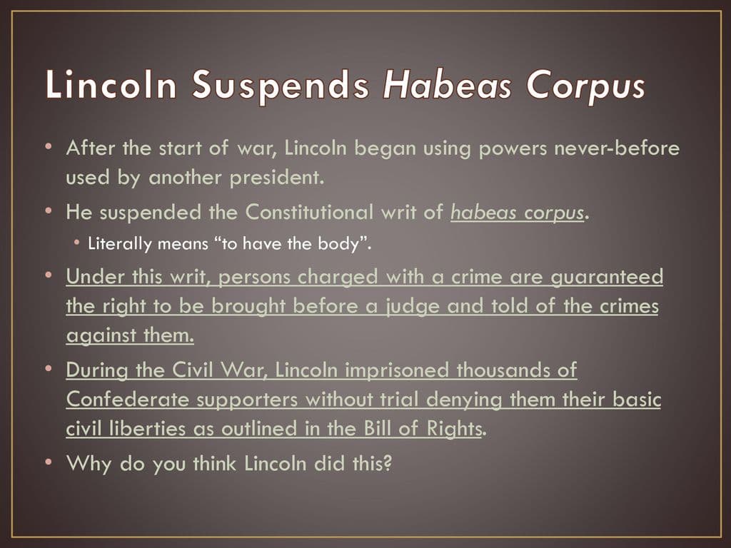 Fact Check: Habeas corpus challenges have been suspended only four times in U.S. history.