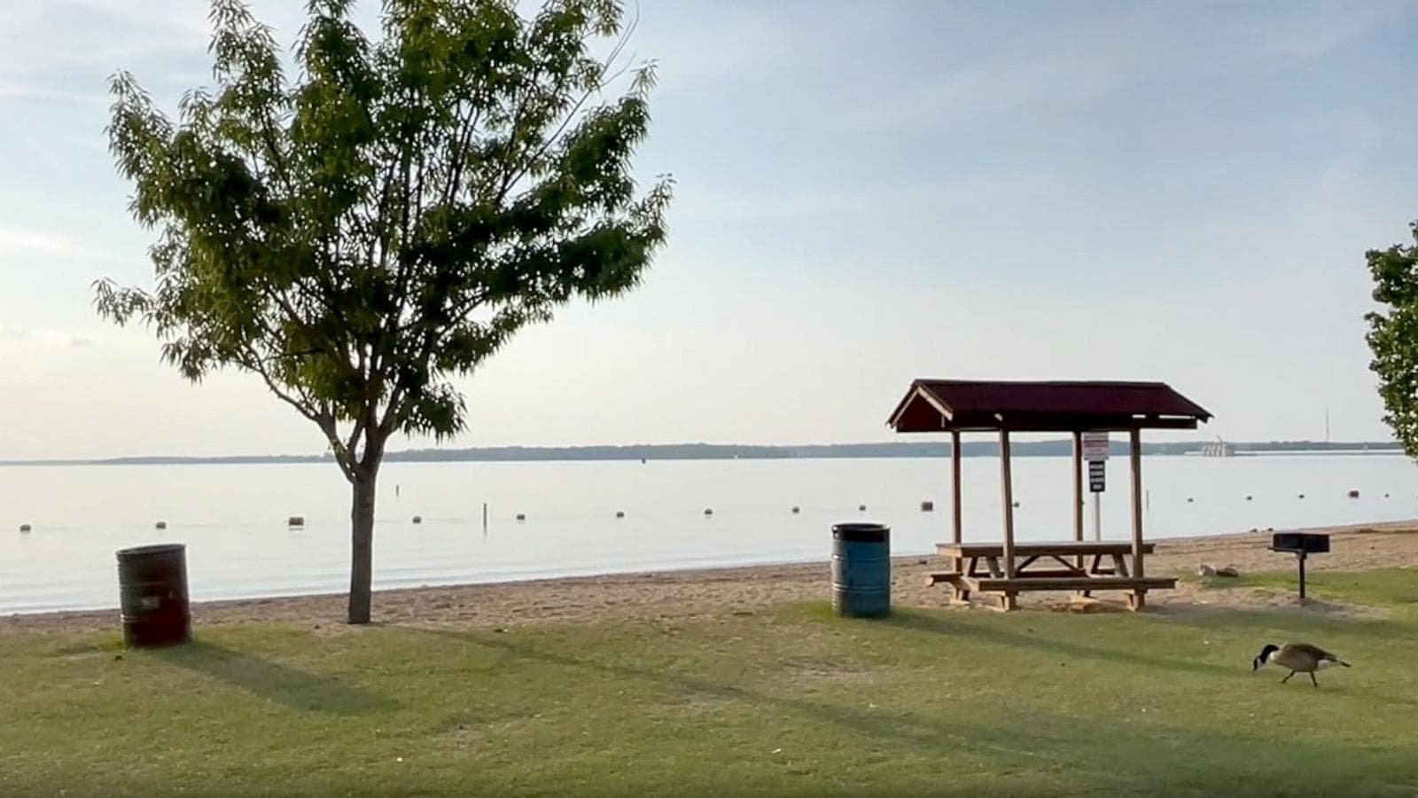 Fact Check: Lightning struck on a 'bright and sunny day' at the lake