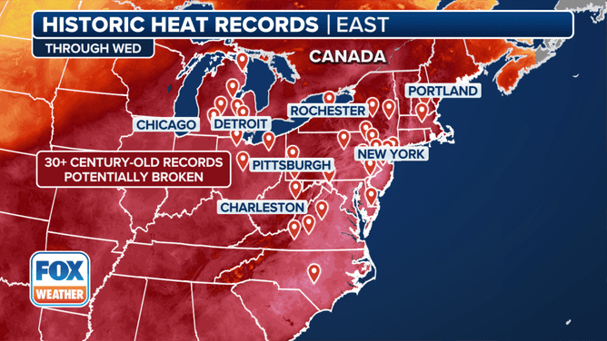 Fact Check: Dozens of U.S. cities expected to break daily temperature records!