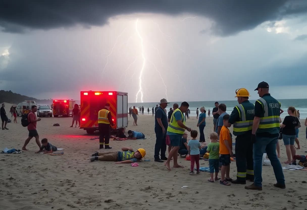 Fact Check: All injured beachgoers expected to recover after lightning strike