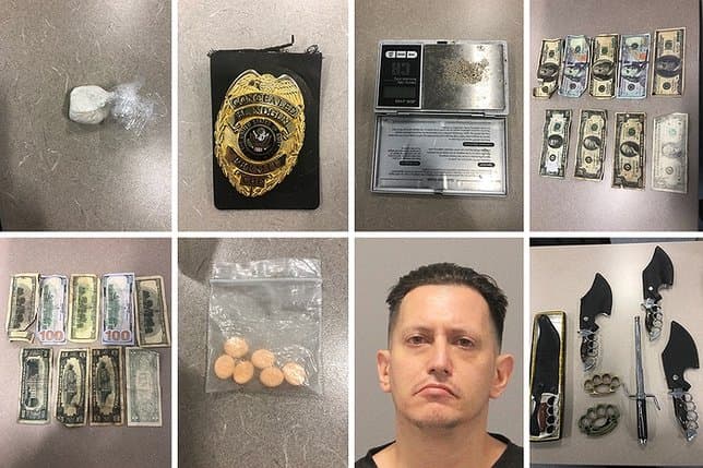 Fact Check: Police seized weapons including knives and gas pistols during raids.