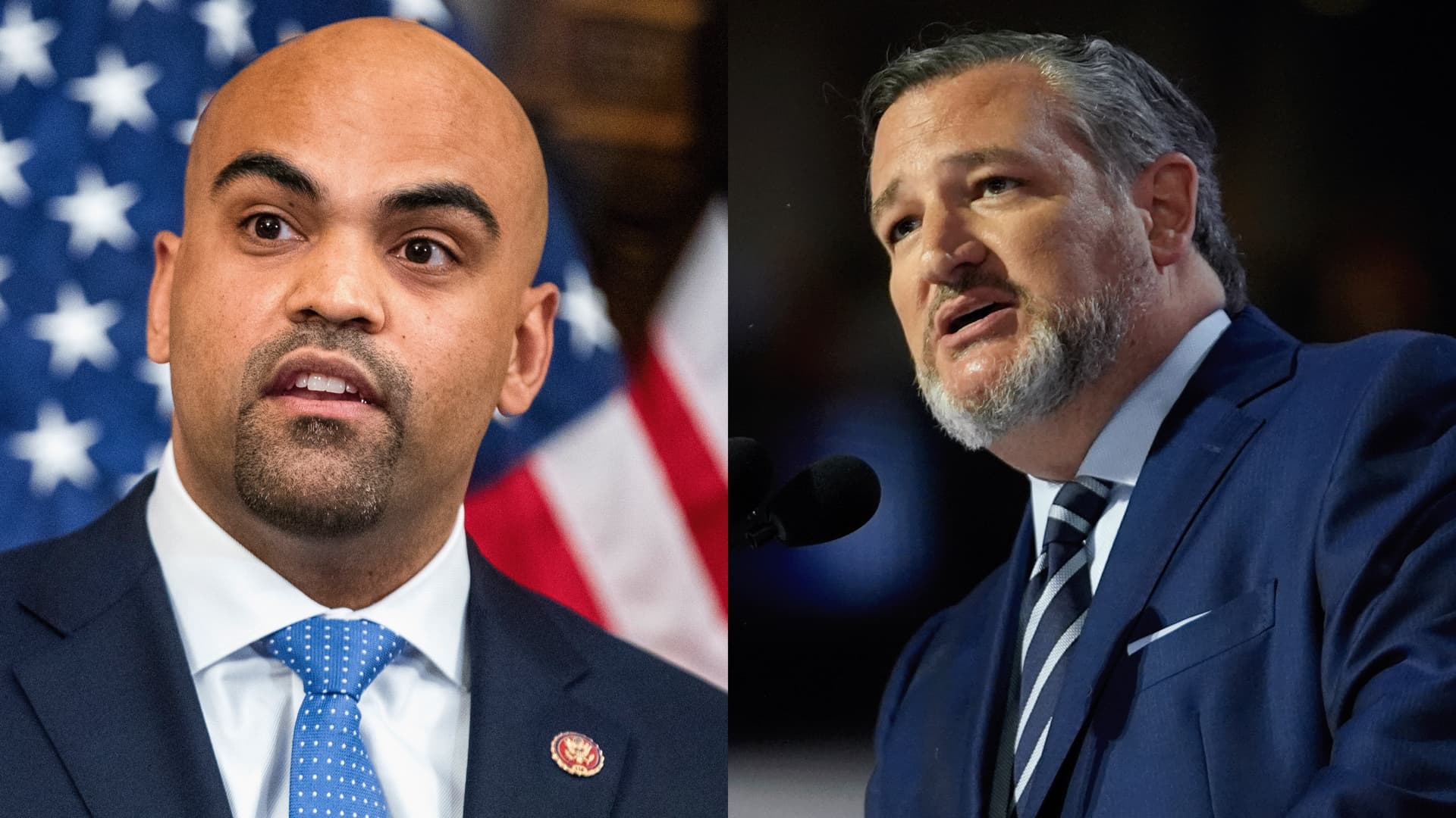 Fact Check: Colin Allred leads in favorability with 45% among potential Senate candidates.