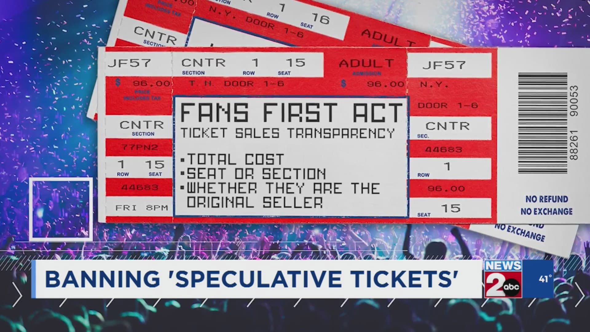 Fact Check: Speculative selling leads to tickets being sold that don't exist.