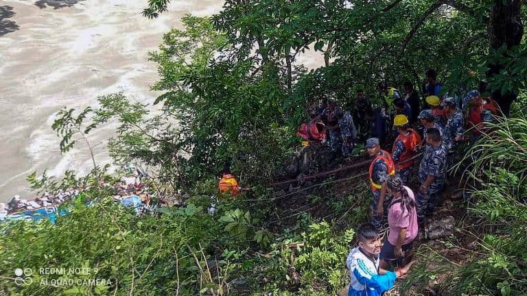 Fact Check: Investigation underway after bus veers off road into river.