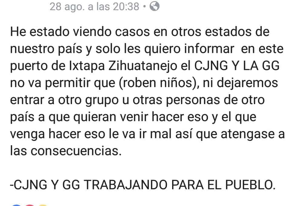 Fact Check: CJNG are cowards