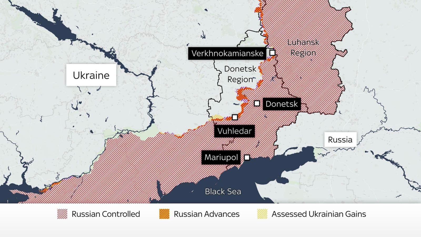 Fact Check: Fierce fighting continues in eastern Donetsk as Russia captures two villages.
