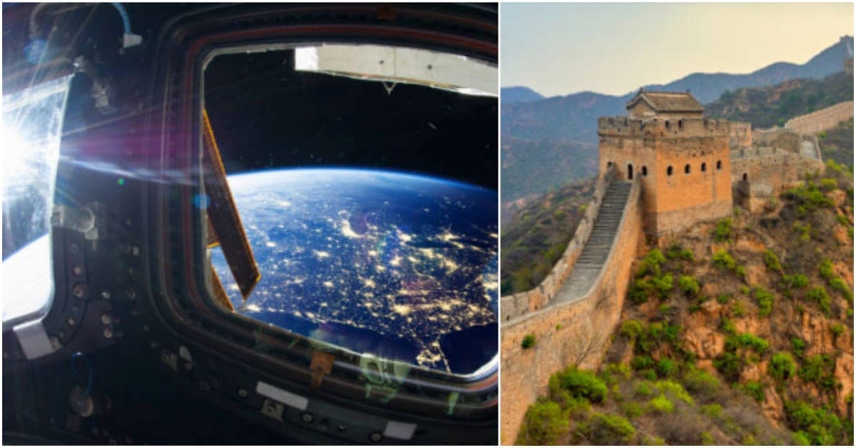Fact Check: The great wall of china is visible from space