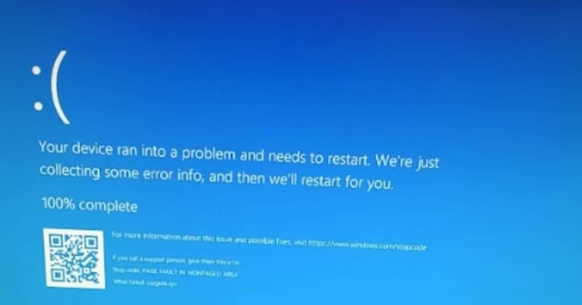 Fact Check: Microsoft replaces iconic 'Blue Screen of Death' with 'Black Screen of Death'.