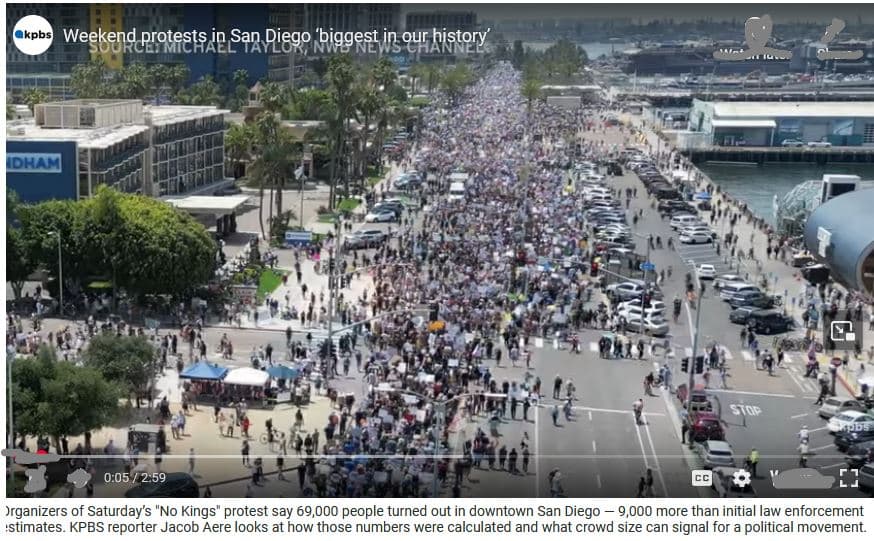Fact Check: 80,000 attended San Diego's 'No Kings' protest, the largest in city history.