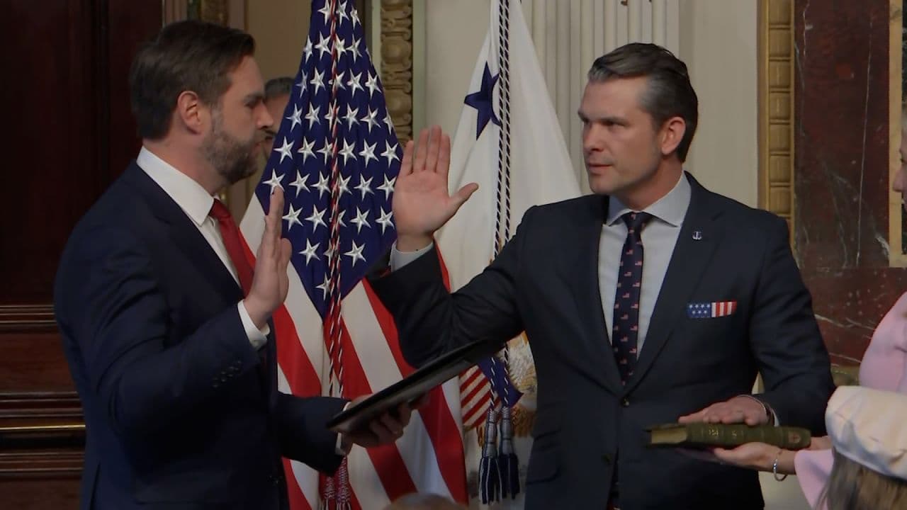 Fact Check: Defense Secretary Hegseth claims renaming ships removes politics from military.