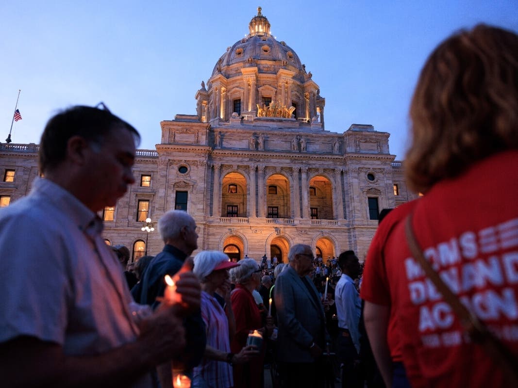 Fact Check: Melissa Hortman is the first woman to lie in state at Minnesota Capitol.