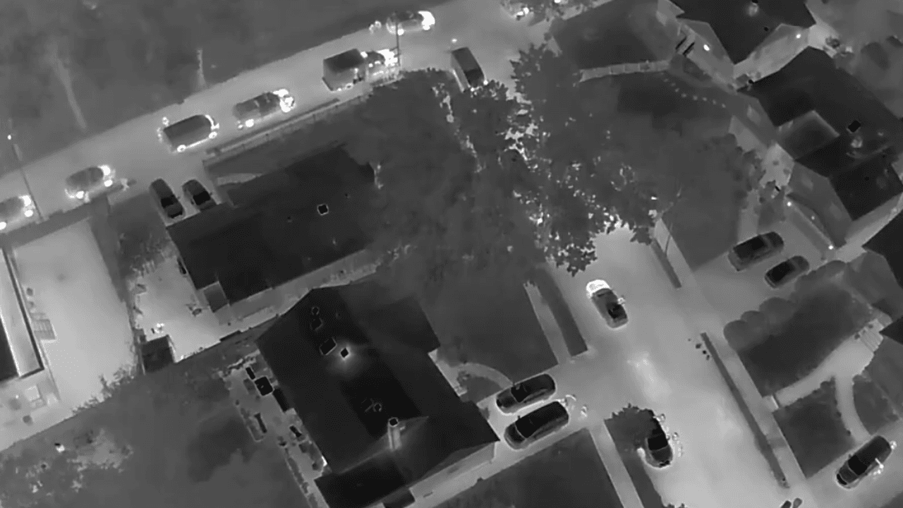 Fact Check: Agents used a drone to assist in the home invasion.