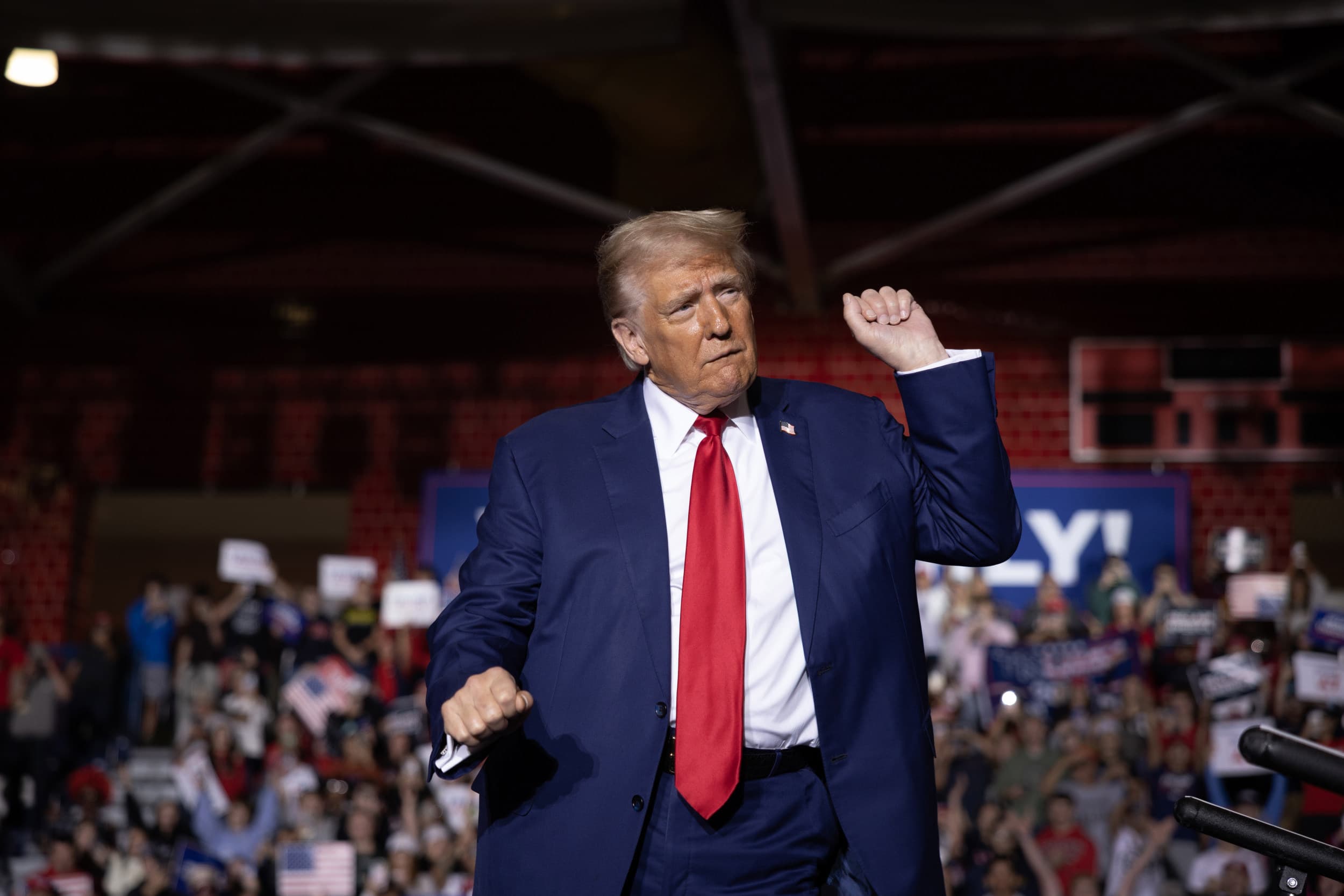 Fact Check: Trump falsely claims he won Michigan three times in a row.