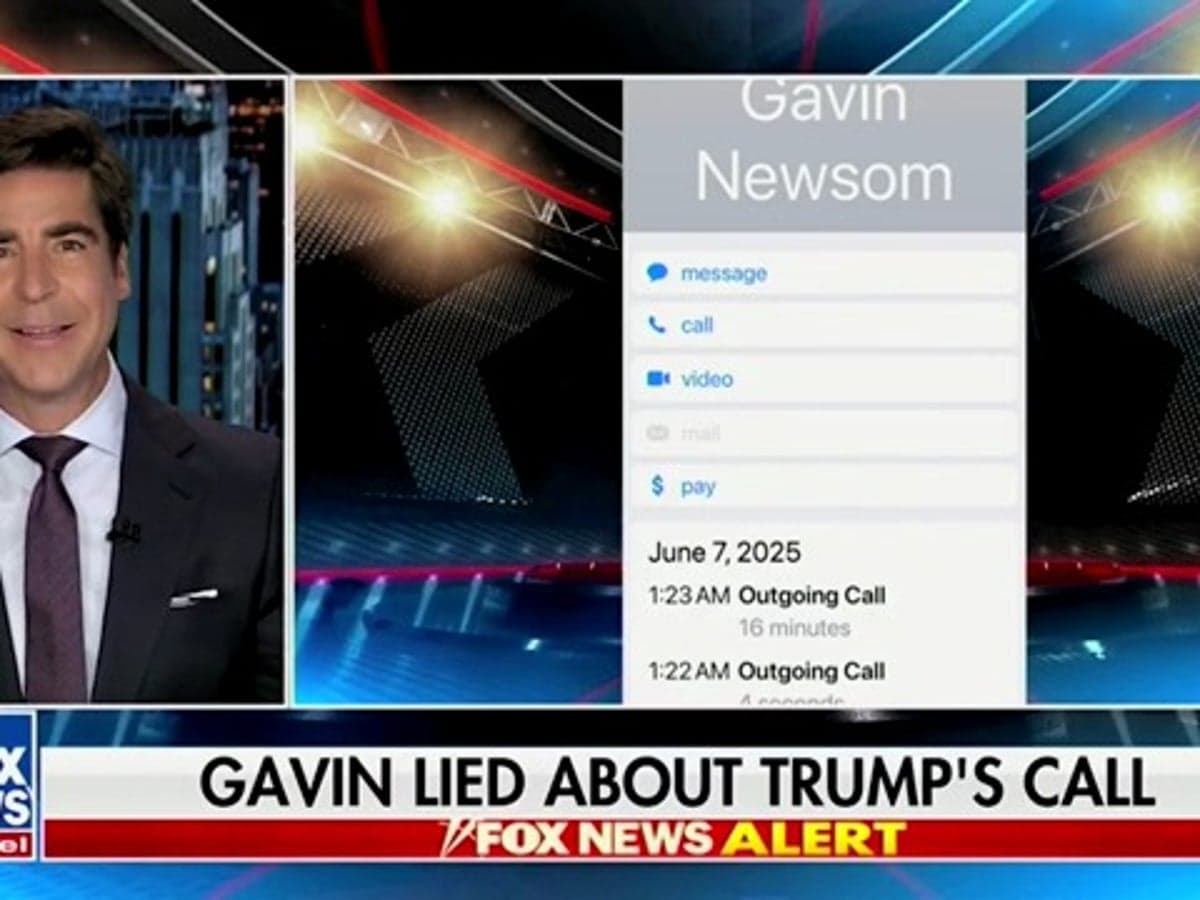 Fact Check: Watters' edited video allegedly misled viewers about Trump's call with Newsom.