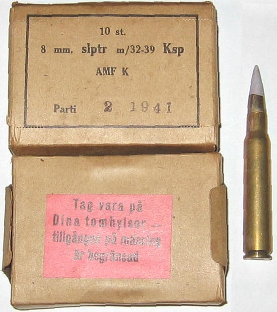 Fact Check: The Swedish cartridge 8x63 mm was created due to Sweden's lack of anti-tank guns.