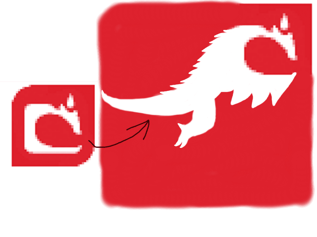 Fact Check: Mojang's current logo is an Apple/Dragon abstract like figure in a red square with the word "MOJANG" on his right