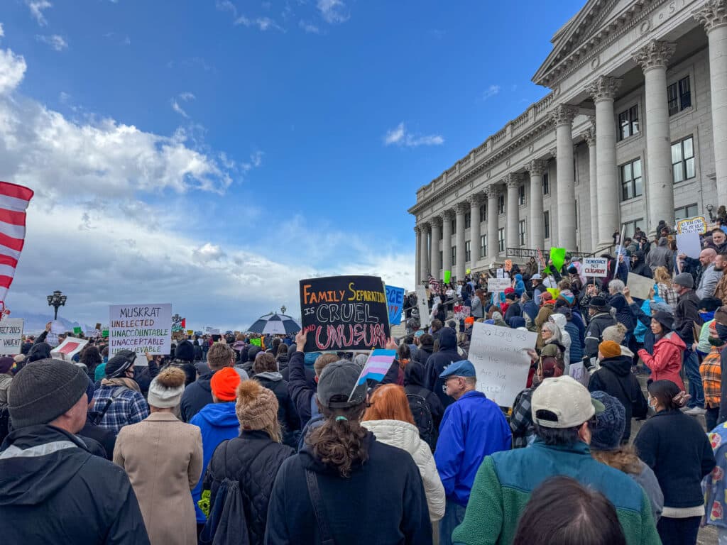Fact Check: Utah Protest and Rally LLC is not a registered business in Utah.