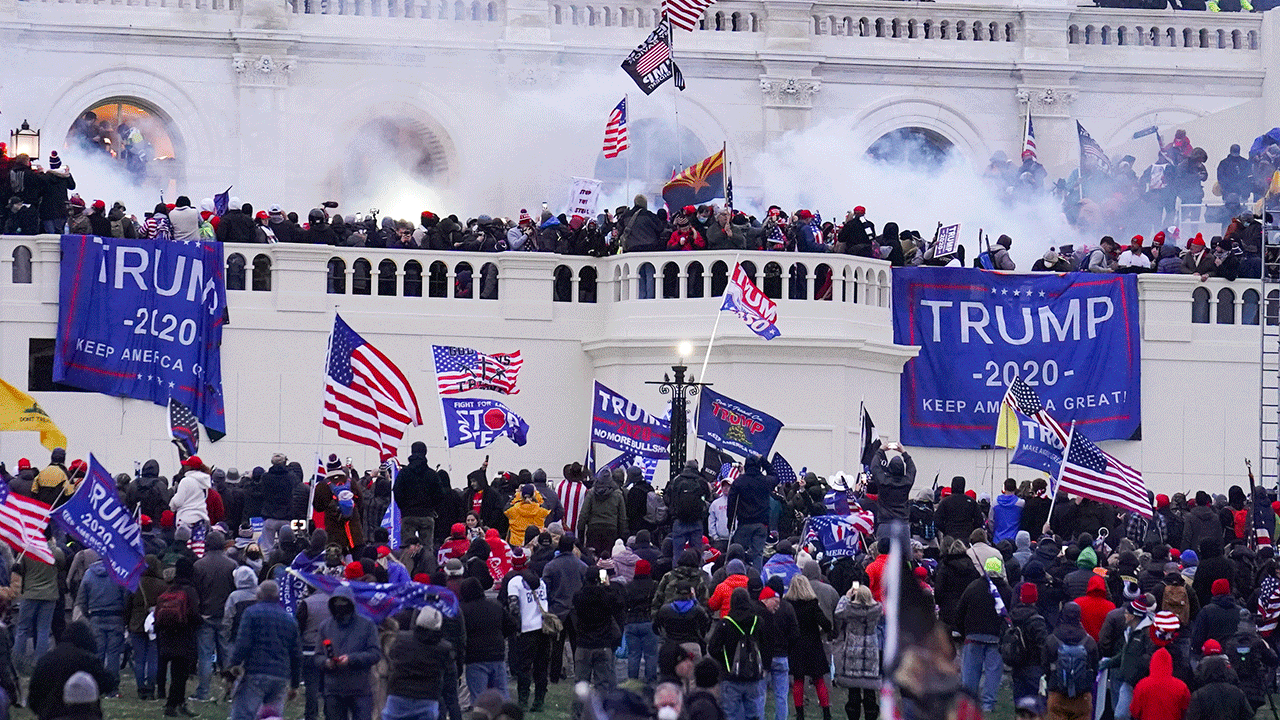 Fact Check: Agents assaulted during raid as rioters threw rocks at them.