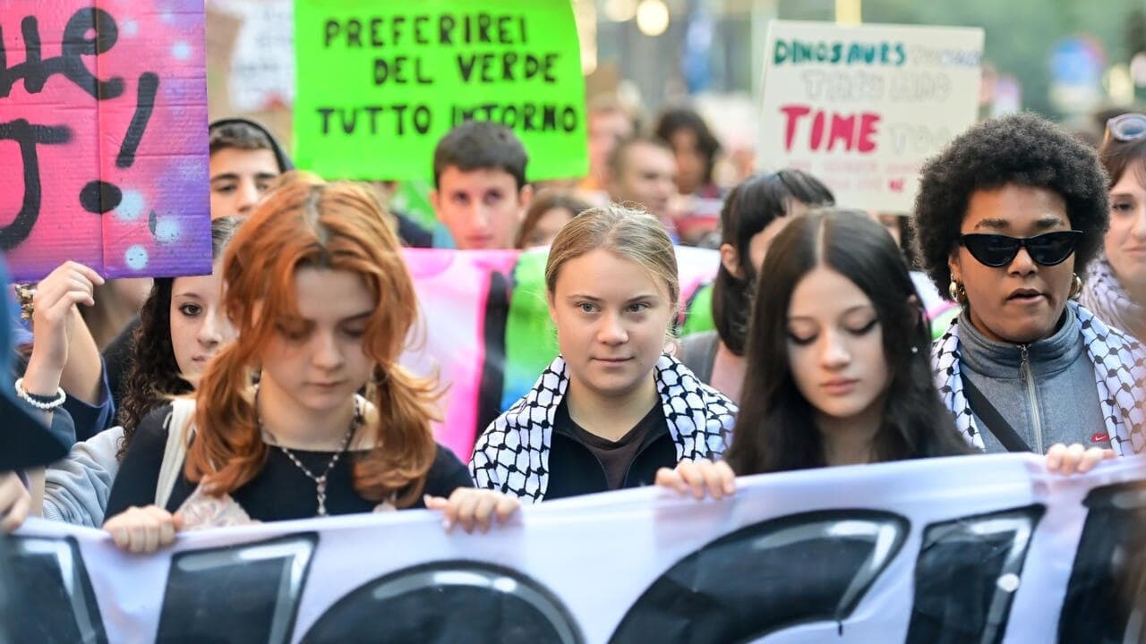 Fact Check: Greta Thunberg's activism has expanded into pro-Palestinian demands.
