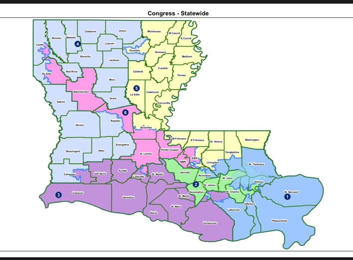 Fact Check: 1 in 3 Louisianans are Black, impacting voting district maps.