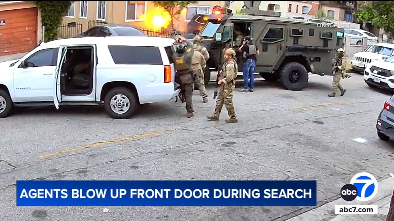 Fact Check: Agents used a drone during the explosive raid on the Huntington Park home.