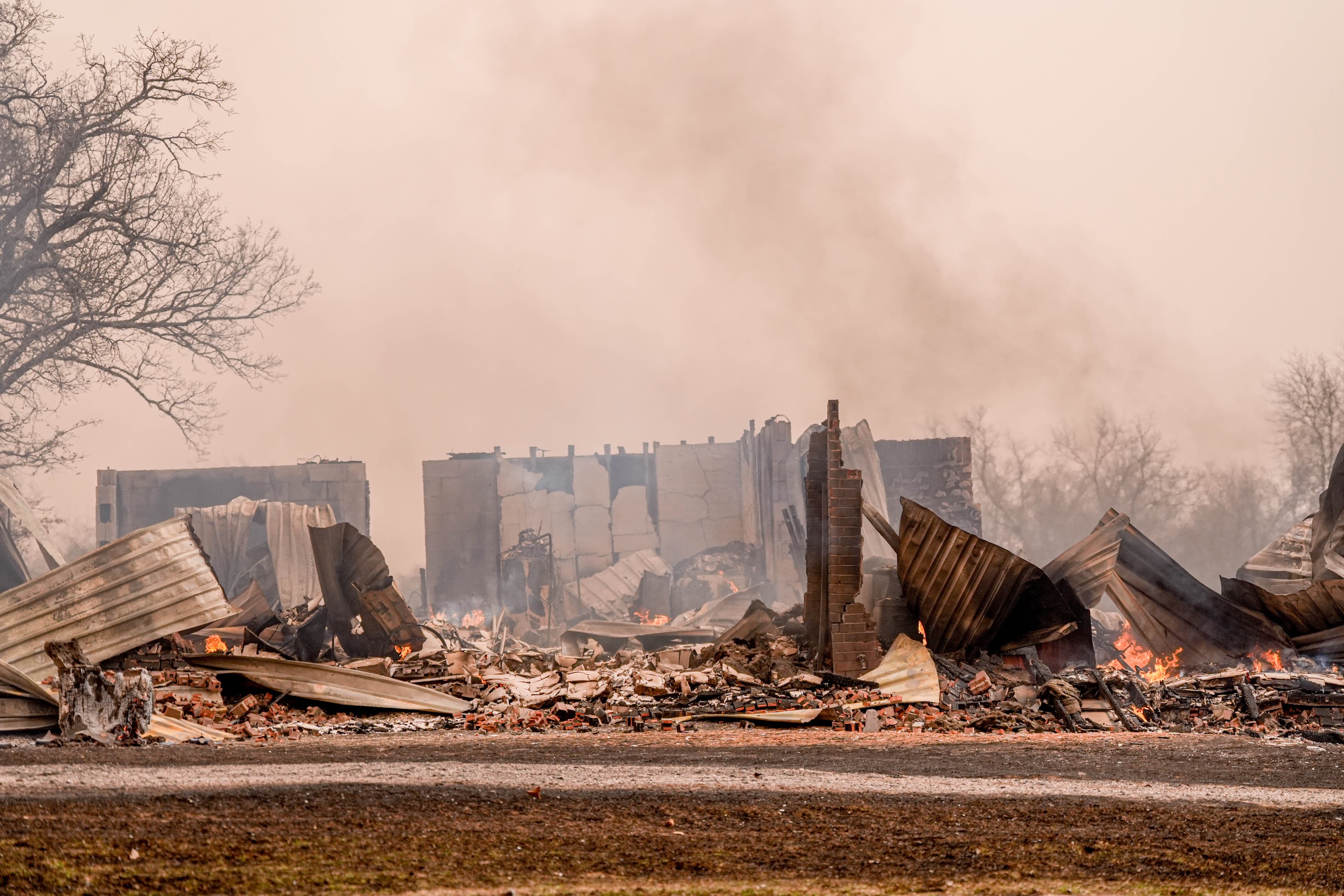 Fact Check: Oklahoma wildfires killed several people and destroyed hundreds of homes.