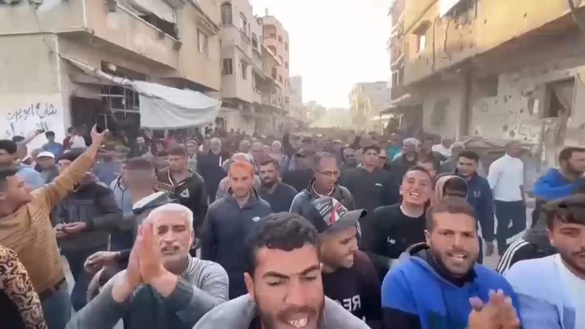 Fact Check: Thousands in Gaza protested against Hamas amid Israeli strikes.