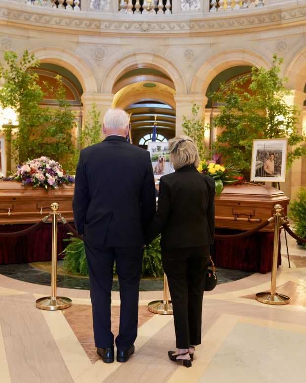 Fact Check: Funeral held in Minneapolis for Rep. Melissa Hortman and her husband.