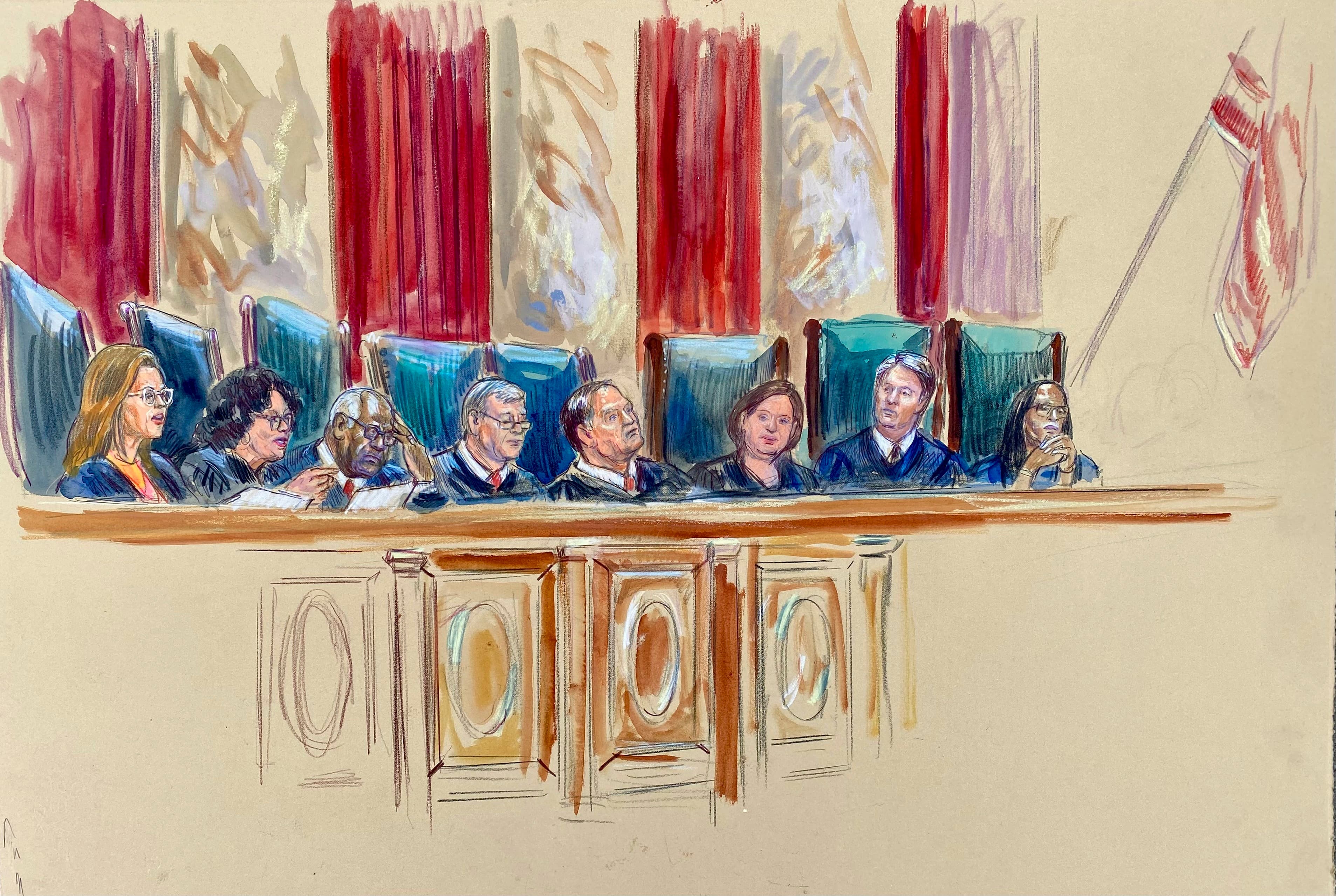 Fact Check: Justices voted 6-3 along ideological lines to uphold the law.