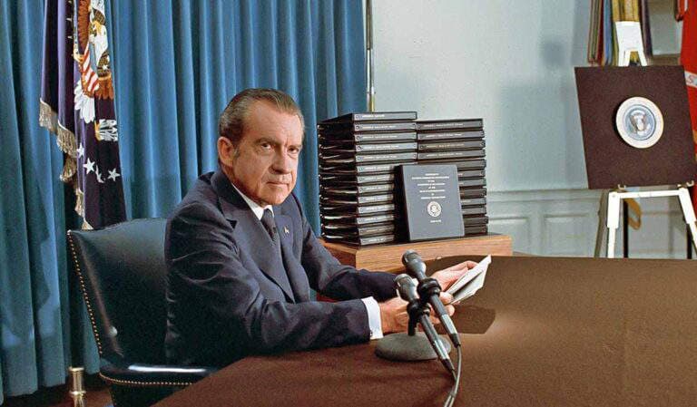 Fact Check: Nixon's secretary erased crucial Watergate tapes, taking full blame
