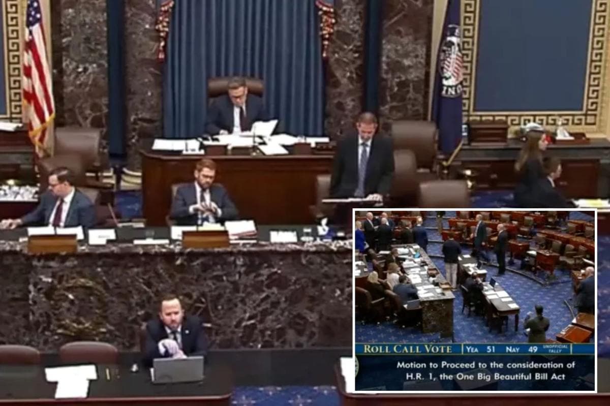 Fact Check: Senate Republicans advance Trump's multitrillion-dollar tax and spending bill 51-49.