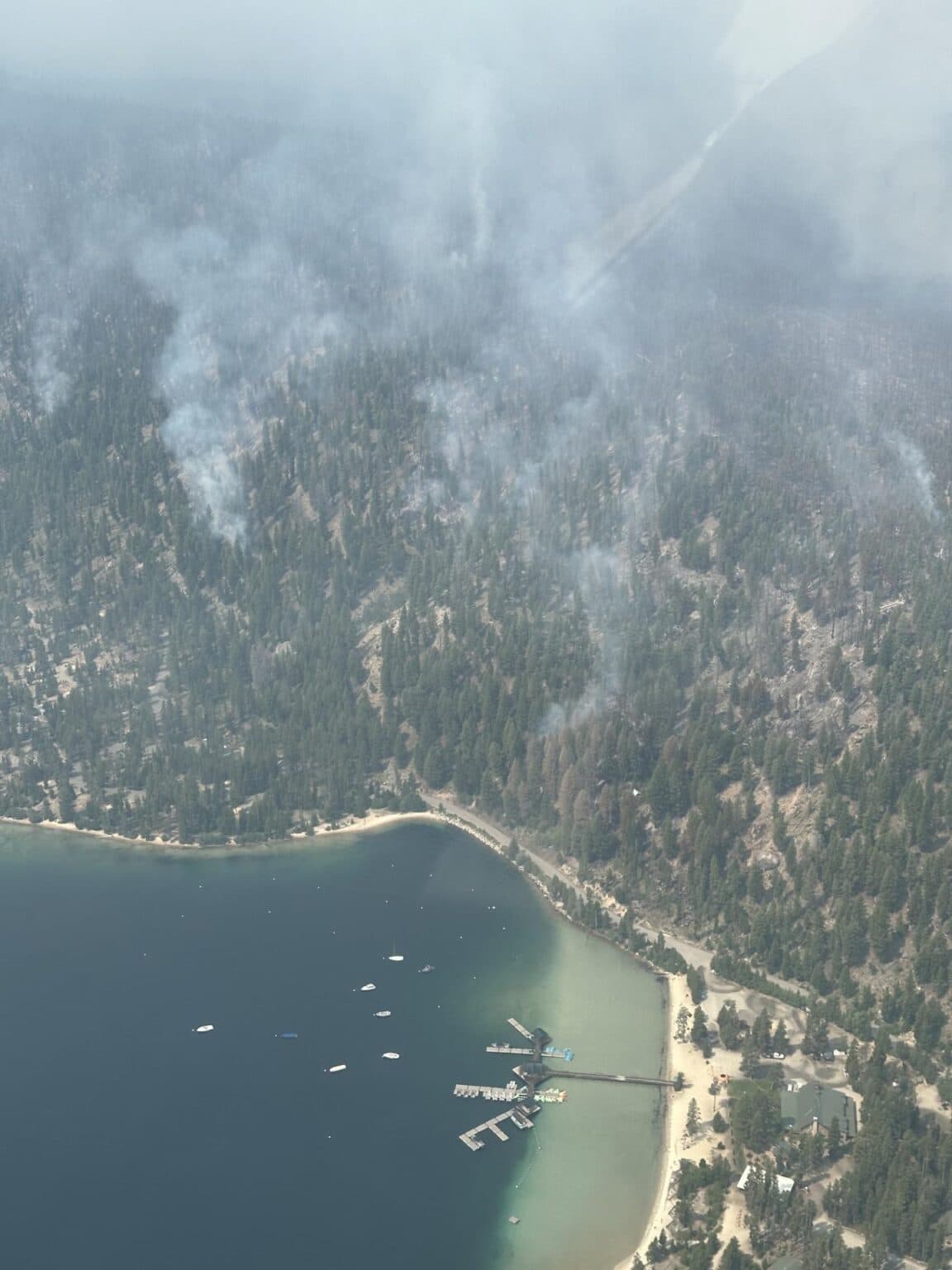 Fact Check: 478 acres already burned by Lake Fire with zero containment.
