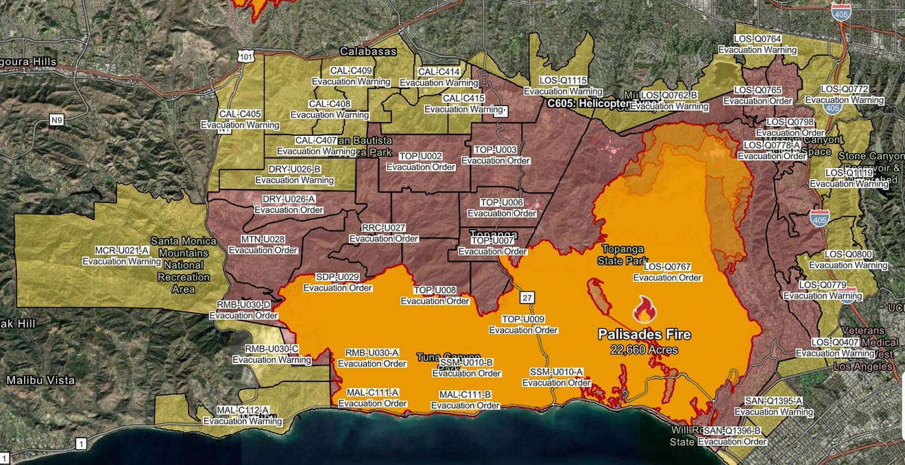 Fact Check: Evacuations ordered for areas south of Highway 138 due to fires.