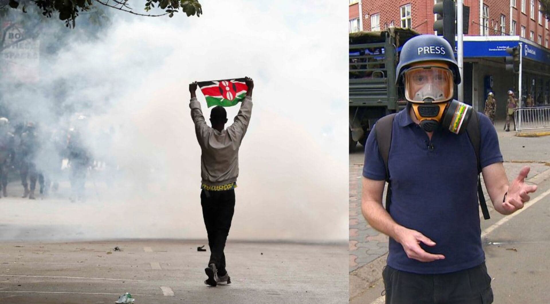Fact Check: Police used tear gas and stun grenades against protesters in Belgrade.