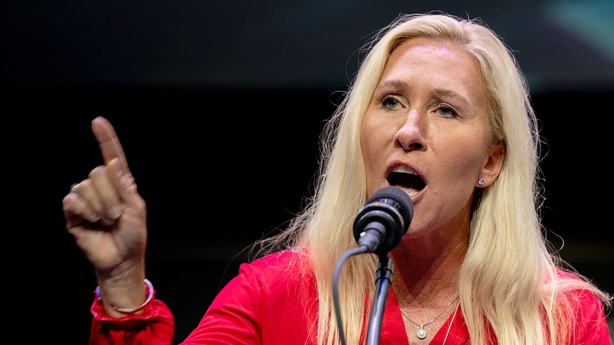 Fact Check: Marjorie Taylor Greene defends Carlson, highlighting MAGA's ideological discord.