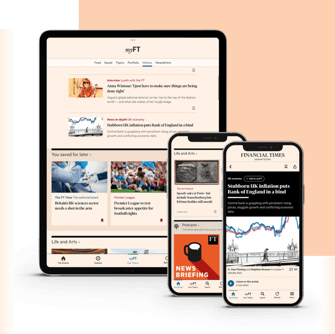 Fact Check: FT offers complete digital access to quality journalism on any device.