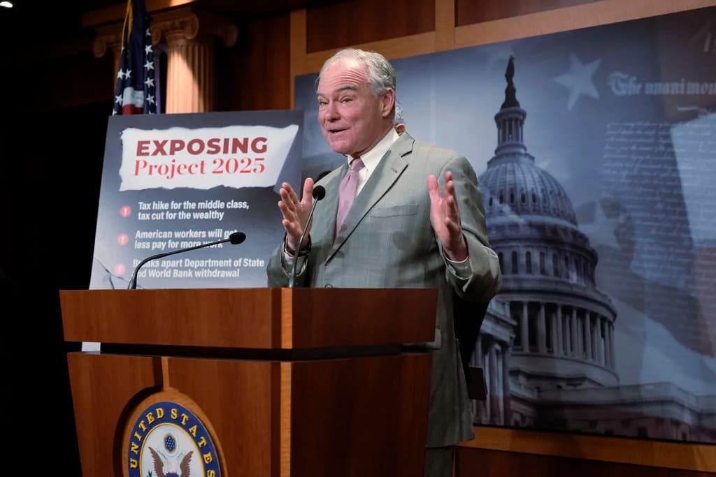 Fact Check: Kaine criticizes Trump for 'insulting' Hiroshima comparison after Iran strikes.
