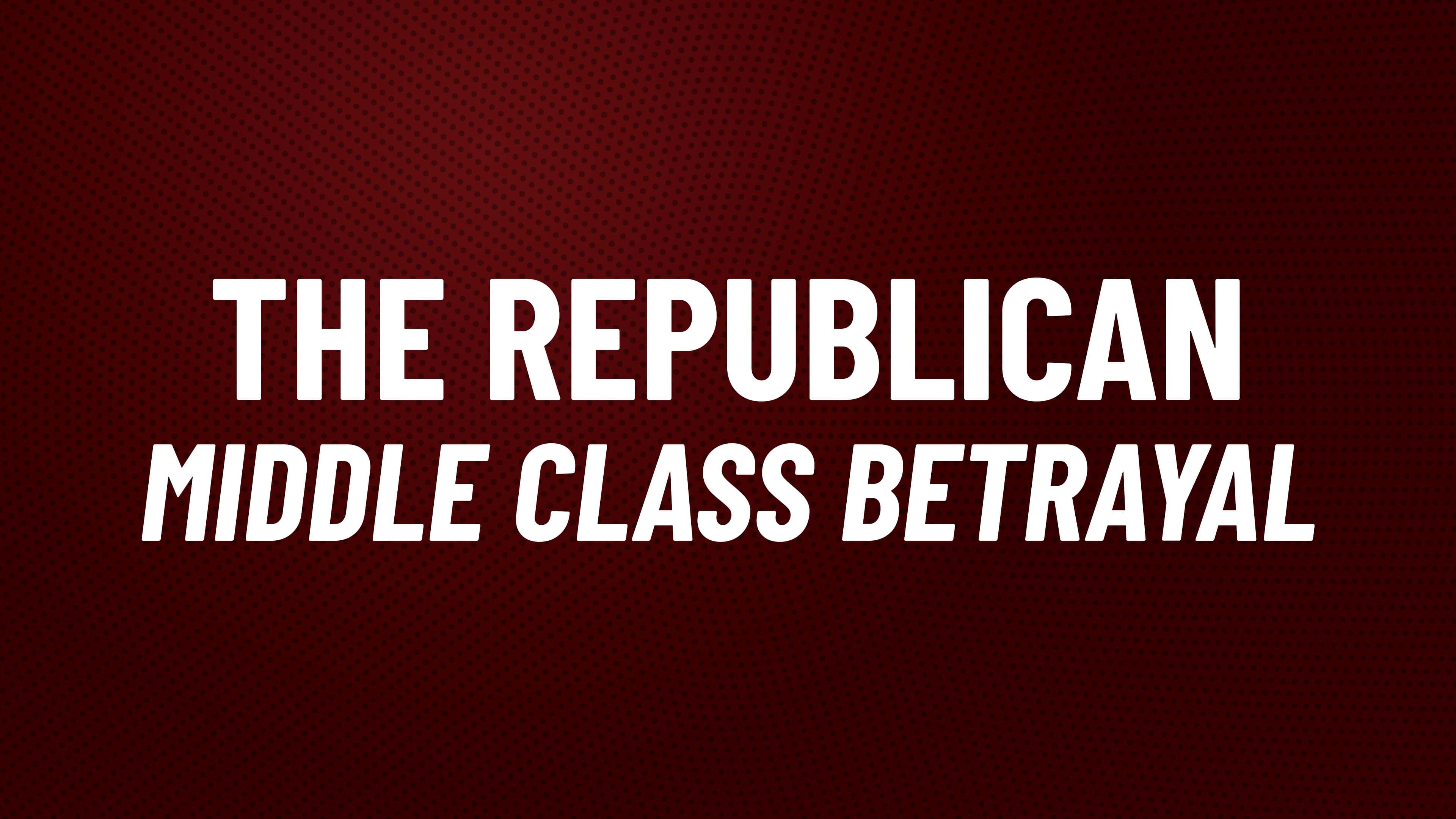 Fact Check: Republicans' bill could betray middle-class families, warns Senator Merkley.