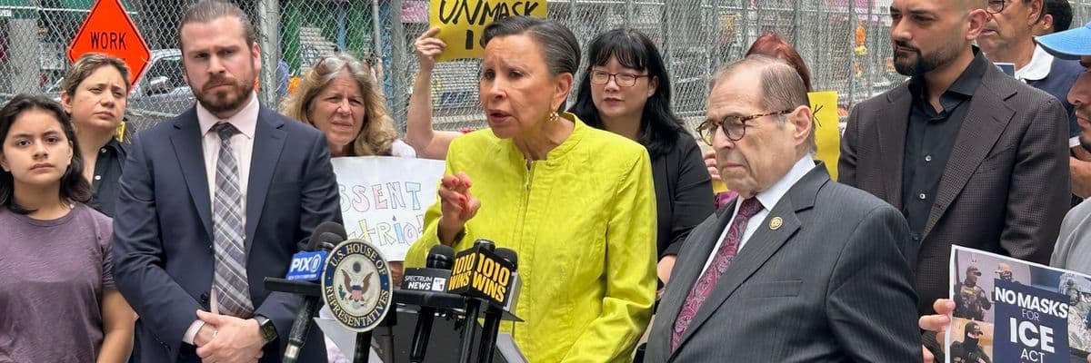 Fact Check: Rep. Velazquez's 'No Masks For ICE' Act demands transparency from agents.