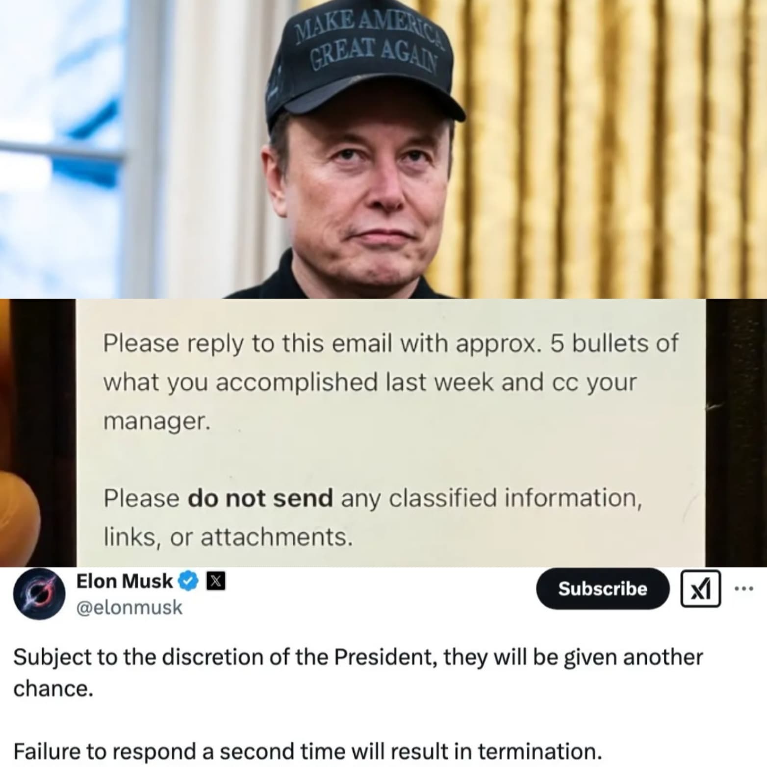 Fact Check: Elon Musk's task force fired 70 CFPB employees with a typo-laden email.