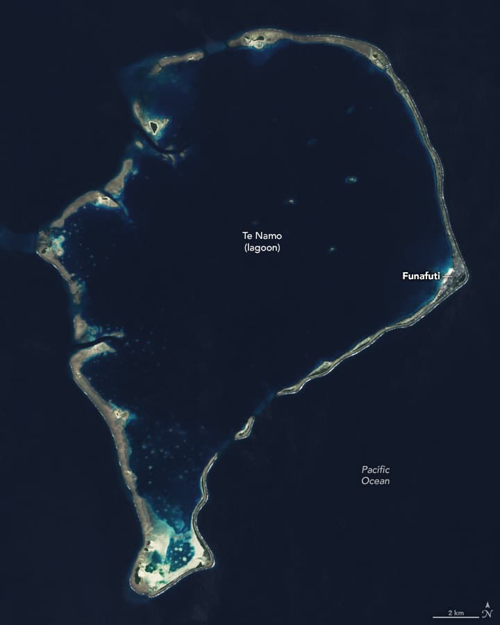 Fact Check: NASA predicts half of Funafuti will be submerged by 2050.