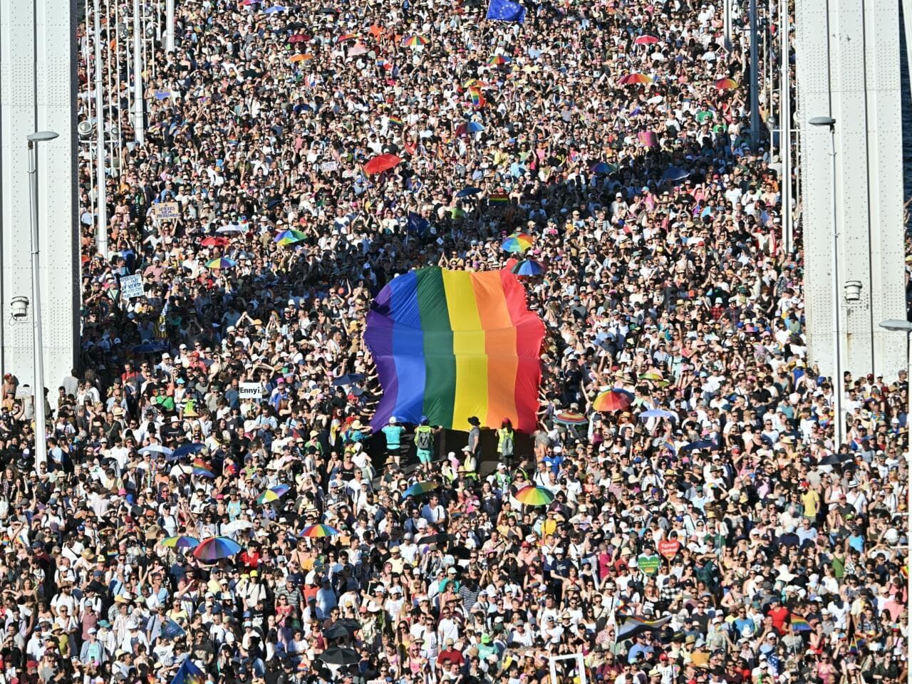 Fact Check: Record 200,000 marchers defy Hungary's Pride ban in Budapest.